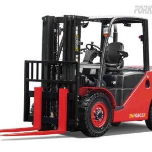 The Enforcer forklift range is exclusive to Fork Force Australia with a machine to suit all of your material handling needs including counter balance forklifts, walkie stackers, reach trucks, pallet jacks and rough terrain forklifts for sale or hire. Enforcer forklifts have become renowned as the best value forklifts on the Australian market with the security of a 5-Year Parts & Labour warranty for all NEW Forklifts & Premium Stackers and a 1 year parts and labour warranty for all Economy Stackers, Pallet Trucks and used equipment.