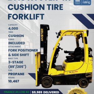 2018 HYSTER 4K CUSHION TIRE FORKLIFT