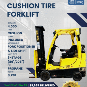 2018 HYSTER 4K CUSHION TIRE FORKLIFT
