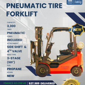 2024 PATRIOT 3K PNEUMATIC TIRE FORKLIFT