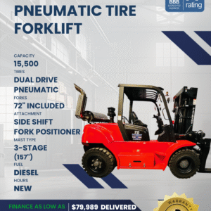 2025 PATRIOT 15.5K PNEUMATIC TIRE FORKLIFT