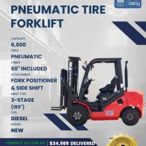 2025 PATRIOT 6K PNEUMATIC TIRE FORKLIFT