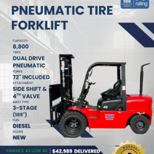 2025 PATRIOT 9K PNEUMATIC TIRE FORKLIFT
