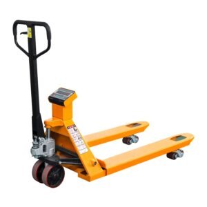 KAIXUN 6600 lbs Capacity 27" W x 45" L Scale Pallet Jack - PU wheels KX-DZC30